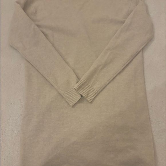 Tory Burch Longline Oatmeal Wool Blend Cardigan - Picture 2 of 5